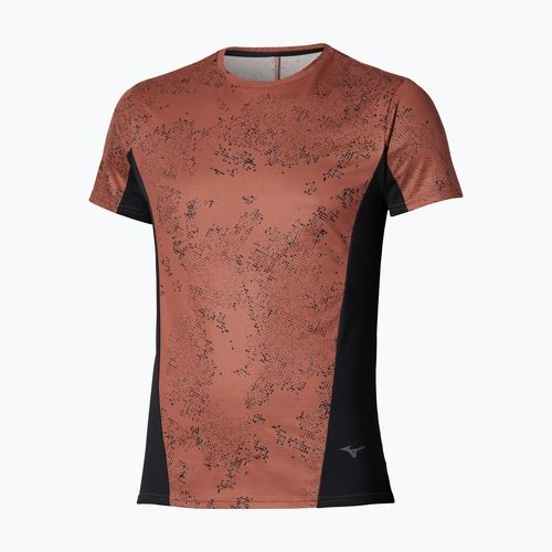 Мъжка тениска за бягане Mizuno Active DryAeroFlow Graphic copper brown