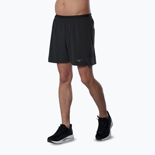 Мъжки шорти за бягане Mizuno Active Alpha 2in1 5.5 black