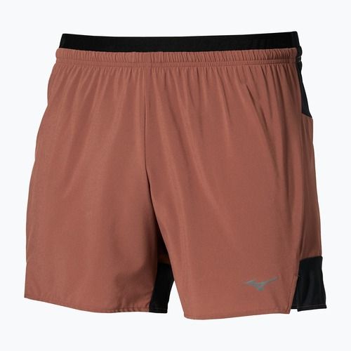 Мъжки шорти за бягане Mizuno Active Alpha 2in1 5.5 copper brown