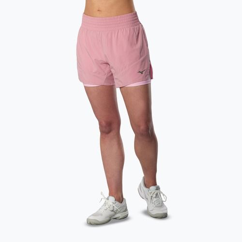 Дамски шорти за бягане Mizuno Active 2in1 4.5 rose elegance