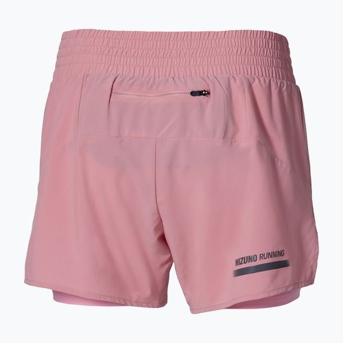 Дамски шорти за бягане Mizuno Active 2in1 4.5 rose elegance