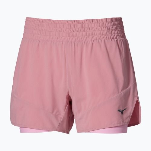 Дамски шорти за бягане Mizuno Active 2in1 4.5 rose elegance