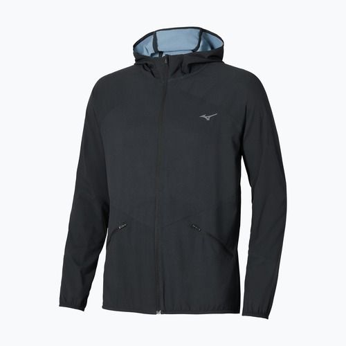 Мъжко яке за бягане Mizuno Active Alpha Hooded black