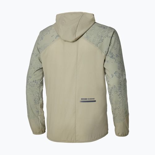 Мъжко яке за бягане Mizuno Active Alpha Hooded elm