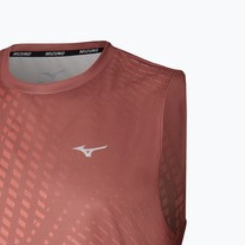 Мъжка тениска за бягане Mizuno Core Graphic Sleeveless copper brown