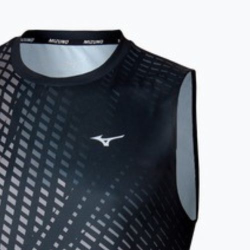Мъжка тениска за бягане Mizuno Core Graphic Sleeveless black/grey