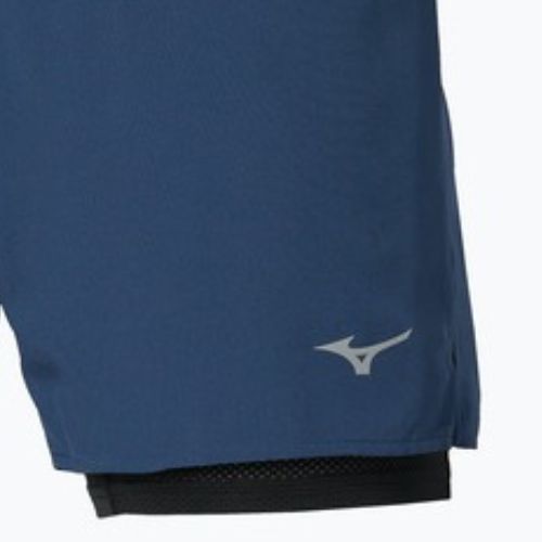 Мъжки шорти за бягане Mizuno Core 5.5 Inches 2in1 estate blue