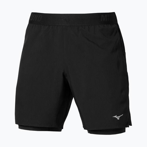 Мъжки шорти за бягане Mizuno Core 5.5 Inches 2in1 black