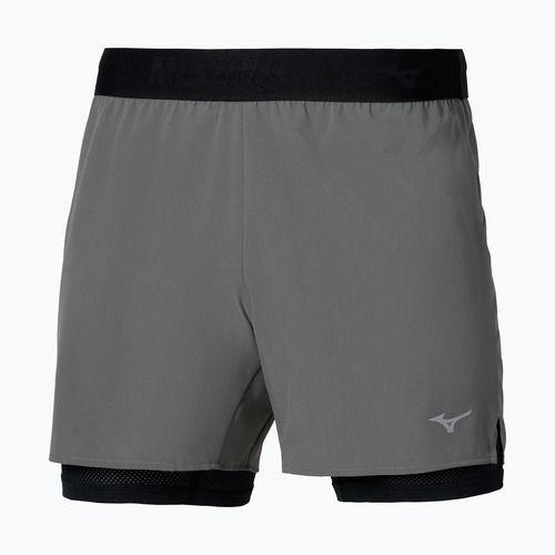 Мъжки шорти за бягане Mizuno Core 5.5 Inches 2in1 lava smoke