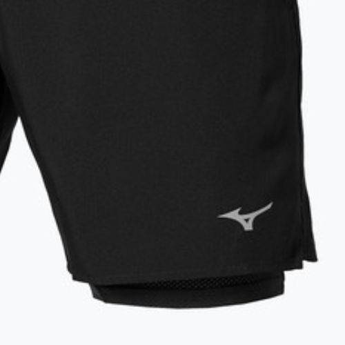 Мъжки шорти за бягане Mizuno Core 7,5 inches 2in1 black