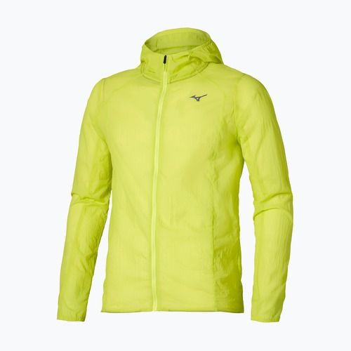 Мъжко яке за бягане Mizuno Tech Light Hooded lightning yellow