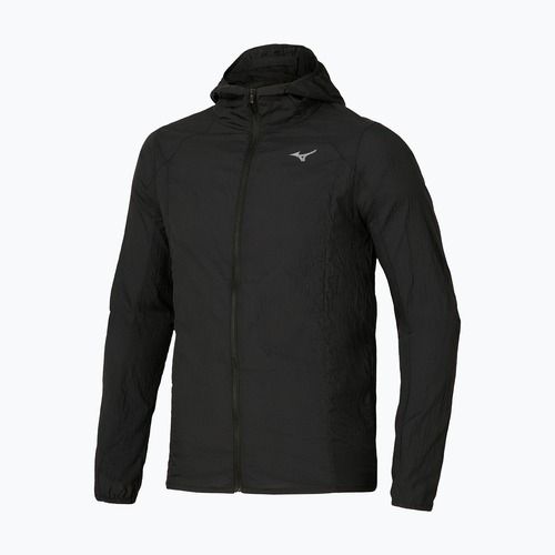 Мъжко яке за бягане Mizuno Tech Light Hooded black