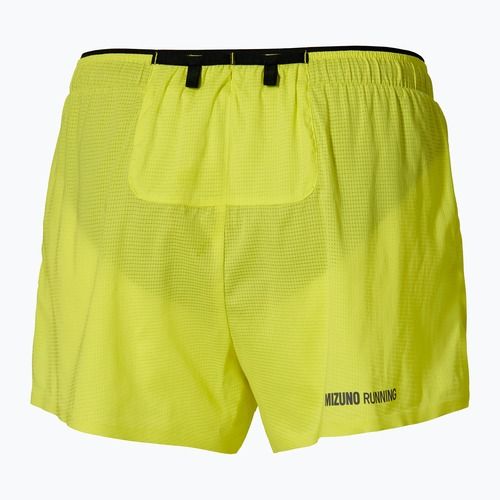 Мъжки шорти за бягане Mizuno Tech Light Split 1.5 lightning yellow