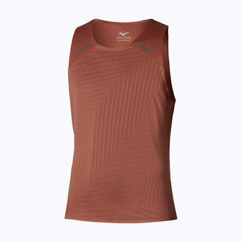 Мъжка тениска за бягане Mizuno Tech Light Tank copper brown
