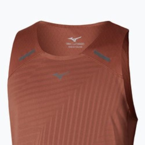 Мъжка тениска за бягане Mizuno Tech Light Tank copper brown