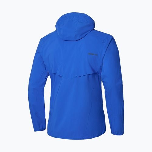 Мъжко яке за бягане Mizuno Trail Waterproof 20K Hooded dazzling blue