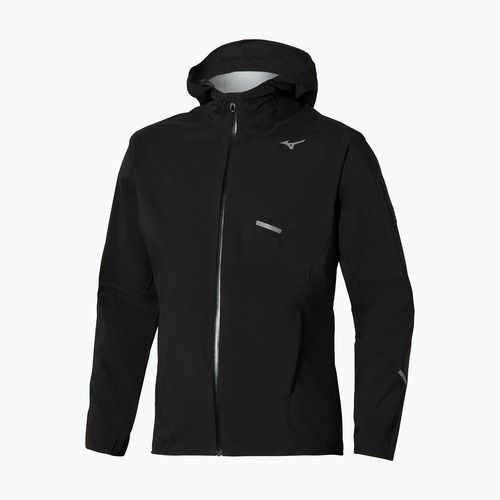 Мъжко яке за бягане Mizuno Trail Waterproof 20K Hooded black