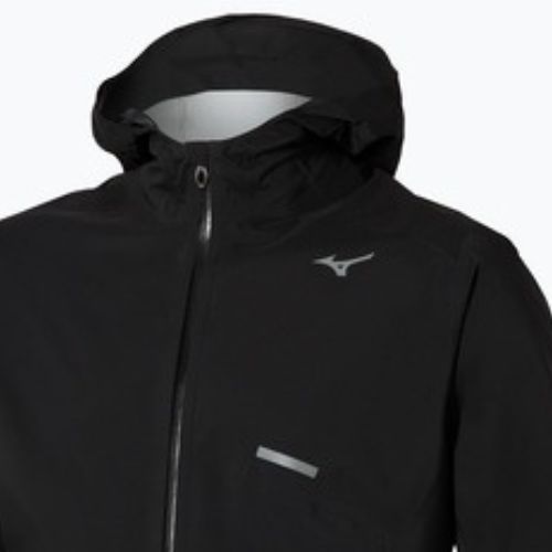 Мъжко яке за бягане Mizuno Trail Waterproof 20K Hooded black