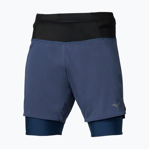 Мъжки шорти за бягане Mizuno Trail Multipocket 2in1 estate blue