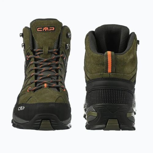 Мъжки обувки за трекинг CMP Rigel Mid Wp olive/flame