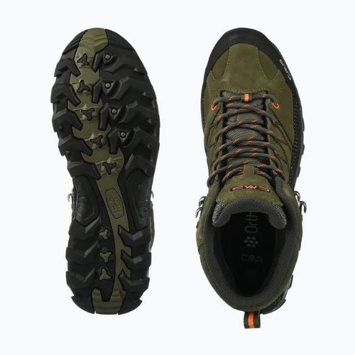 Мъжки обувки за трекинг CMP Rigel Mid Wp olive/flame