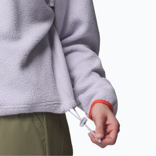 Дамски поларен суитшърт Columbia Helvetia II Cropped Half Snap Fleece lavender pearl/shale purple/zing