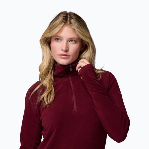 Дамски суитшърт от полар Columbia Glacial IV 1/2 Zip rich wine