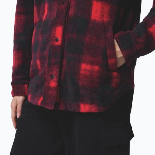 Дамска риза Columbia Benton Springs mountain red omblur tonal