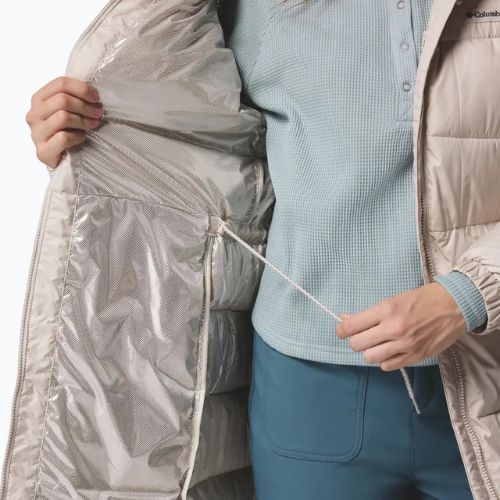 Дамско ватирано дълго яке Columbia Pike Lake III Long dark stone