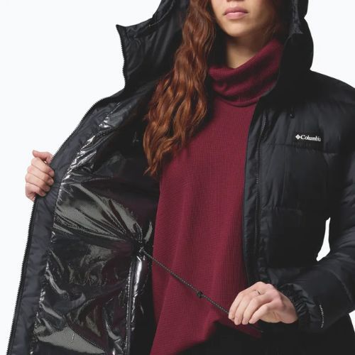 Дамско ватирано дълго яке Columbia Pike Lake III Long black