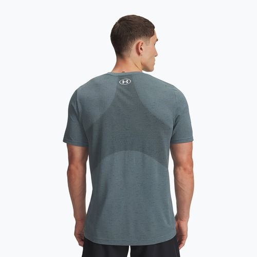 Мъжка тениска за тренировка Under Armour Vanish Seamless jasper blue/white