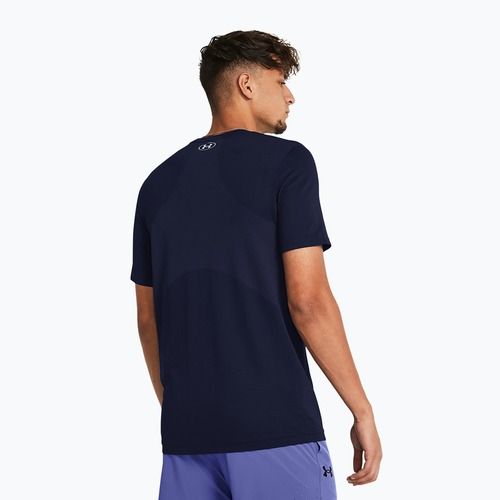 Мъжка тениска за тренировка Under Armour Vanish Seamless midnight navy/mod gray