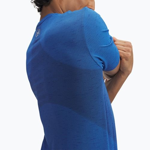 Мъжка тениска за тренировка Under Armour Vanish Seamless blue atlantis/white