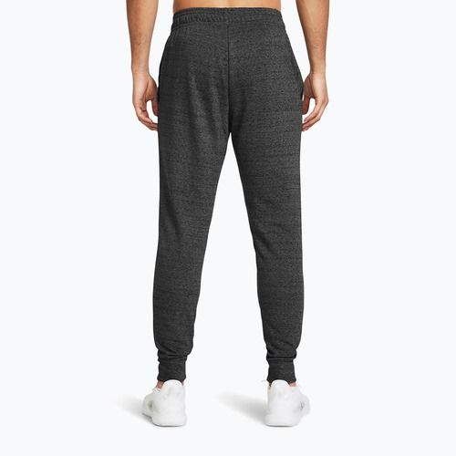 Мъжки панталони Under Armour Rival Terry Jogger, castlerock light heather/onyx white