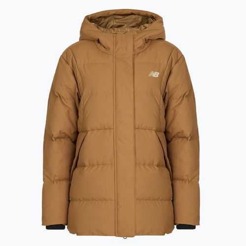 Дамско пухено яке New Balance NBX Soft Alpine Icon Down brown