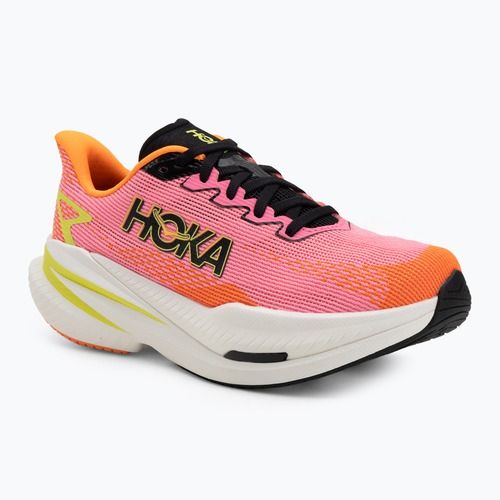 Дамски обувки за бягане Hoka Mach X 3 neon rose/neon tangerine