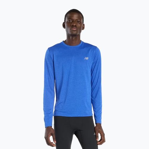 Мъжка блуза с дълъг ръкав New Balance Athletics blue gemstone