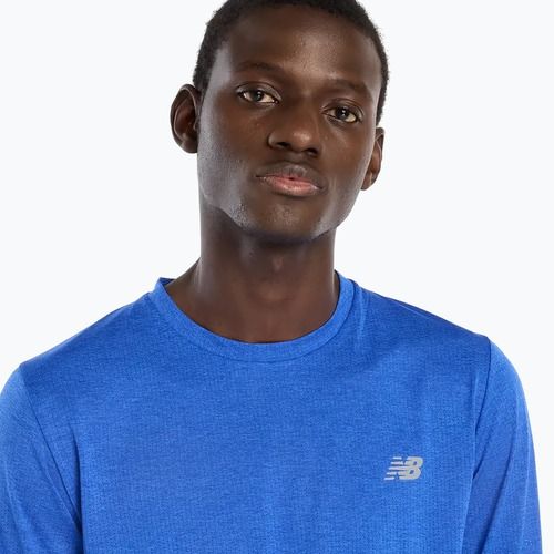 Мъжка блуза с дълъг ръкав New Balance Athletics blue gemstone