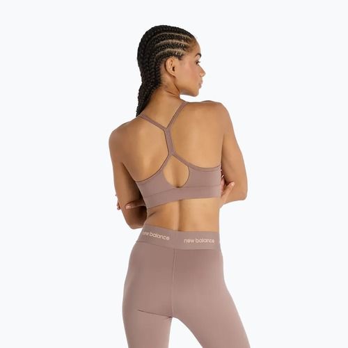 Спортен сутиен New Balance Essential Yoga training bra brown