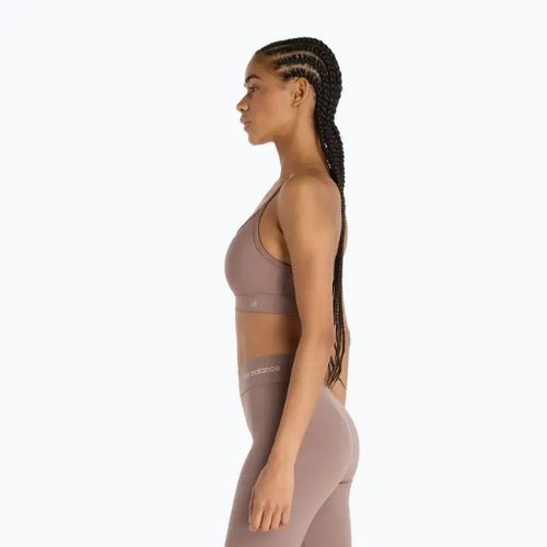 Спортен сутиен New Balance Essential Yoga training bra brown