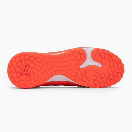 Футболни обувки PUMA Future 9 Match TT + Mid Jr glowing red/puma white/puma black/puma silver