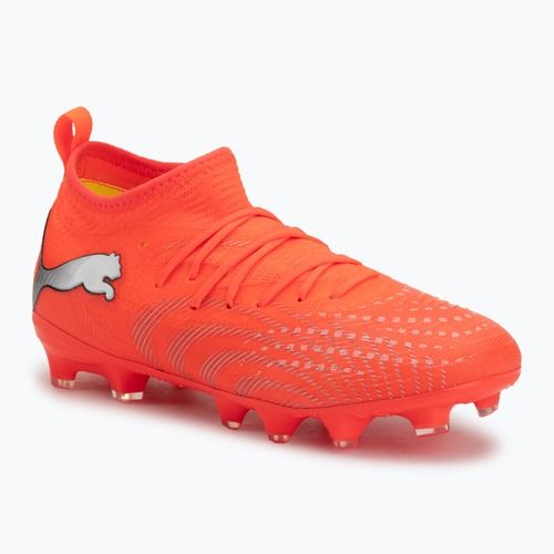 Детски футболни обувки PUMA Future 9 Match FG/AG Jr glowing red/puma white/puma black/puma silver