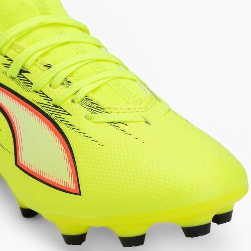 Детски футболни обувки PUMA Ultra 6 Match FG/AG Jr yellow alert/puma black/glowing red/lime squeeze