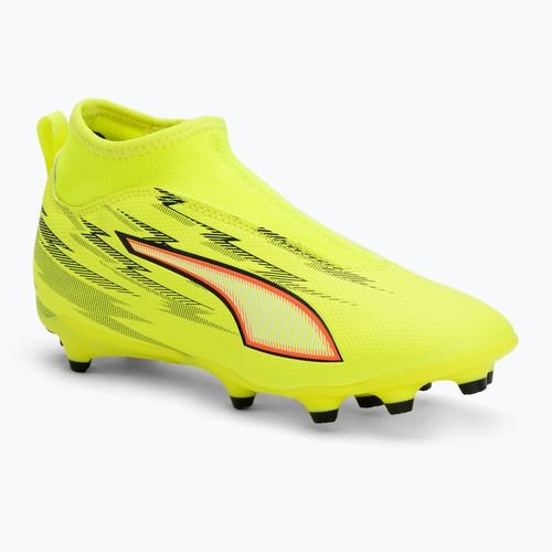 Детски футболни обувки PUMA Ultra 6 Match+ LL FG/AG Jr yellow alert/puma black/glowing red/lime squeeze