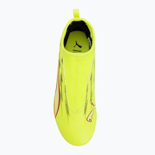 Детски футболни обувки PUMA Ultra 6 Match+ LL FG/AG Jr yellow alert/puma black/glowing red/lime squeeze