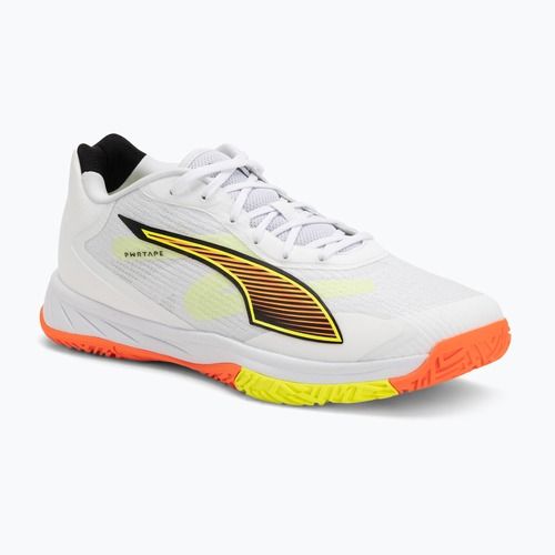 Обувки за хандбал PUMA Accelerate Turbo 4 Game On puma white/glowing red/ultra blue