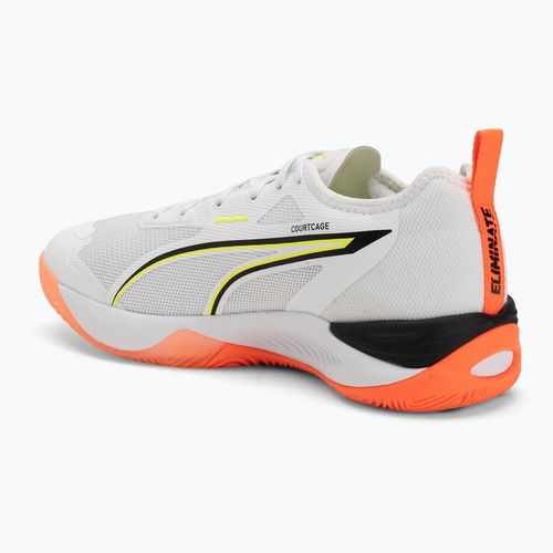 Обувки за хандбал PUMA Eliminate Nitro 4 Game On puma white/glowing red/ultra blue