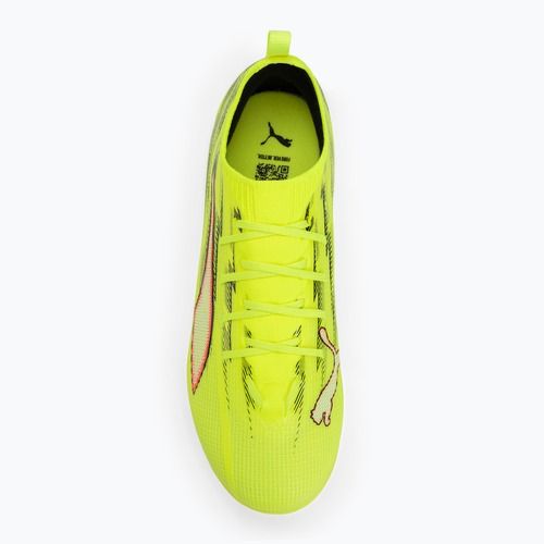 Футболни обувки PUMA Ultra 6 Pro Jr FG/AG yellow alert/puma black/glowing red/lime squeeze