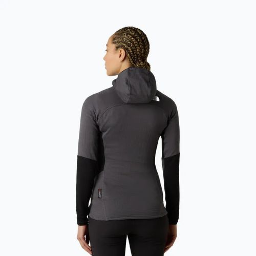 Дамски суитшърт The North Face Polartec Powergrid Stormgap Hoodie anthracite grey/bla
