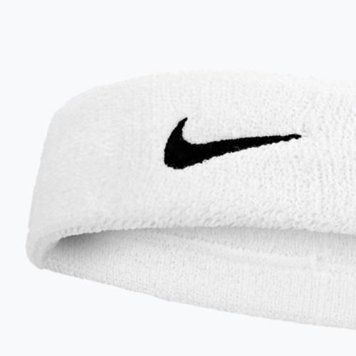 Лента за глава Nike Swoosh Classic white/black
